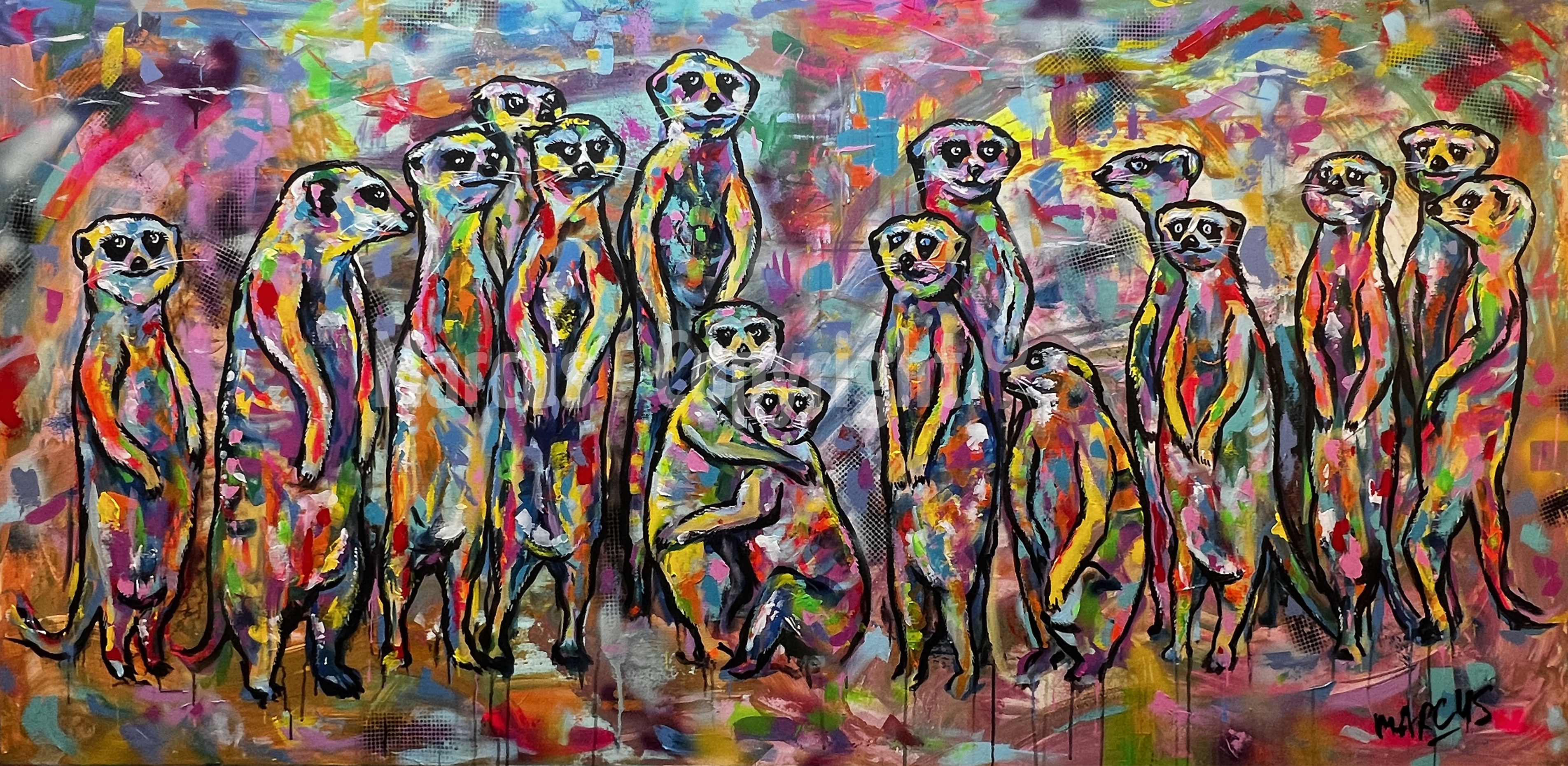 Friends-stokstaartjes