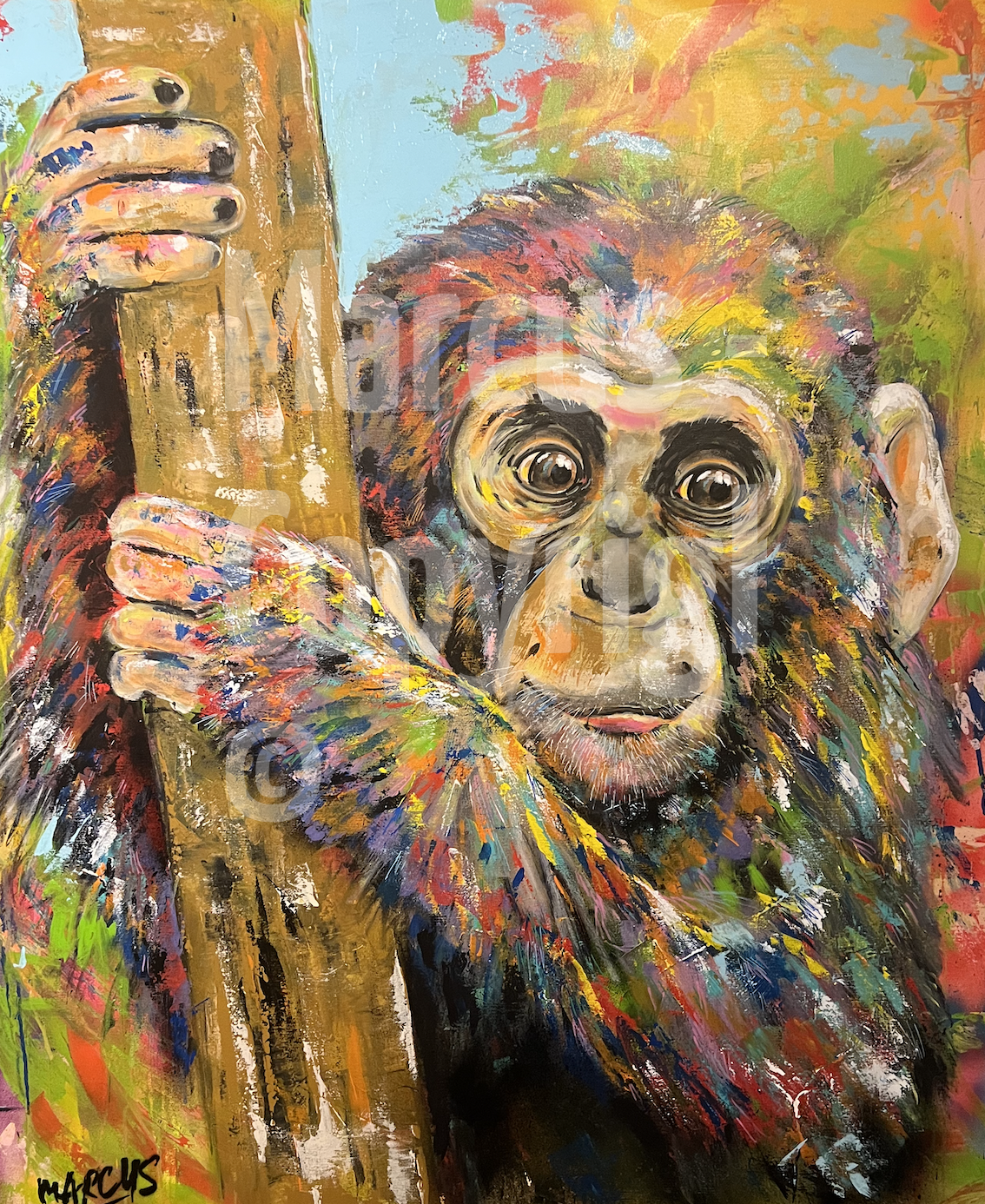 Monkey hug time!